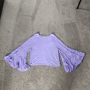 Lavender Bell Sleeve Women's Top - Brand Unspecified